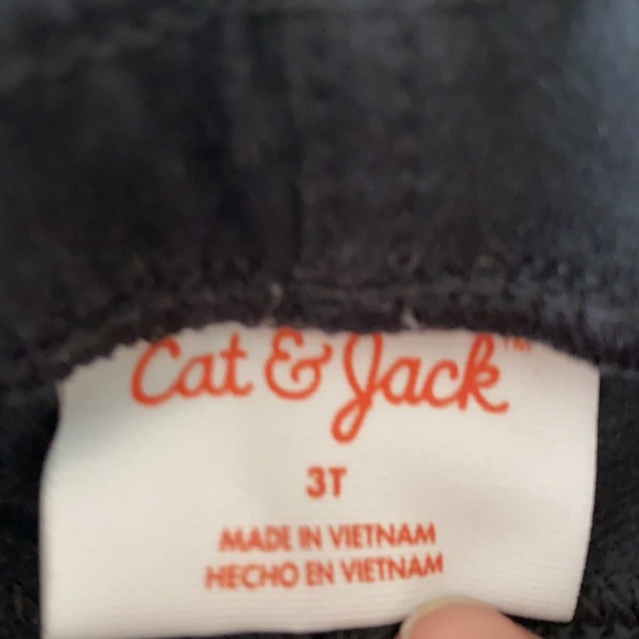 Cat & Jack Black Sweatpant Leggings - Picture 8 of 8